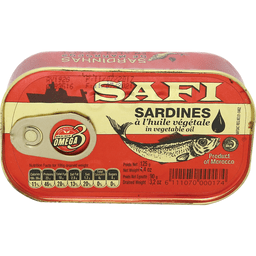 Safi sardine in vegetable oil 125g – KANESHIE-AFRICAN-SHOP