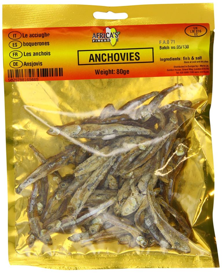 DRIED ANCHOVIES (AFRICA’S FINEST) 80G Fiducia African Shop