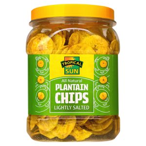 TS SALTED PLANTAIN CHIPS 450G