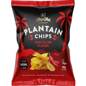 OluOlu Spicy Plantain Chips 60g