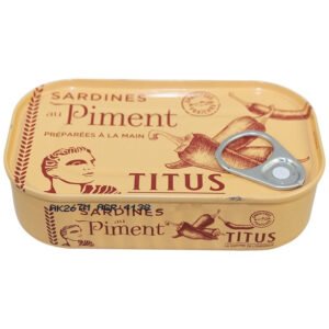 Titus Sardines In Sunflower Oil Hot 125g