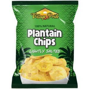 Village Pride Plantain Chips Salted 75g