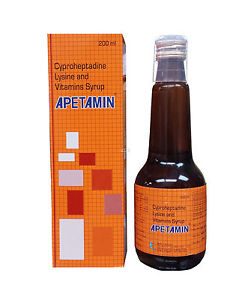 Apetamin Cyproheptadine Lysine and Vitamins Syrup